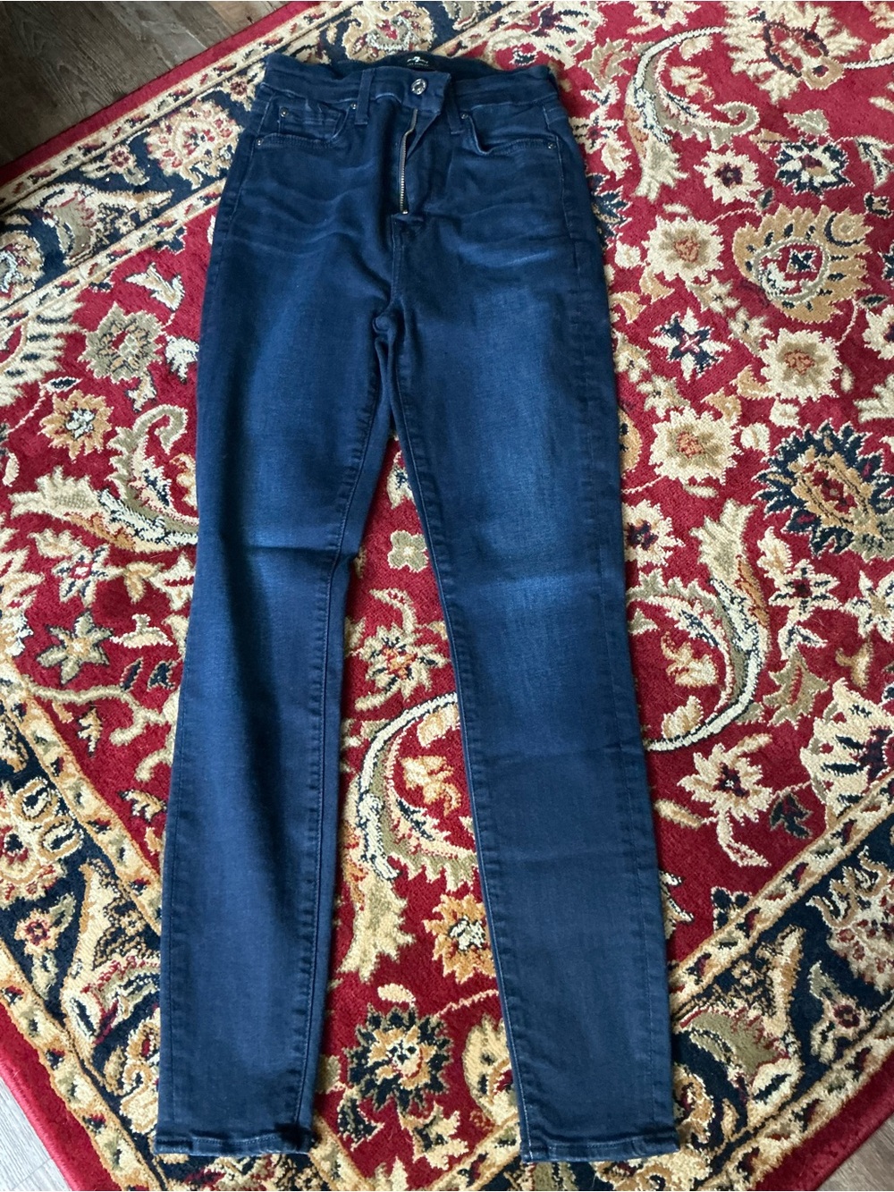 7 For All Mankind High Waisted Skinny Jeans